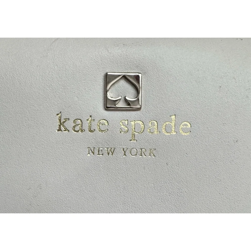 KATE SPADE Catherine Street White & Beige Shoulder Bag Satchel Purse NWOT